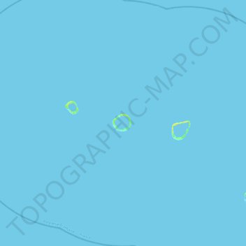 Mapa topográfico Vahanga, altitude, relevo