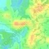 Mapa topográfico Большой Озерецк, altitude, relevo