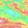 Mapa topográfico Erbaa, altitude, relevo