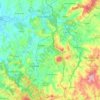Mapa topográfico Rio Sizandro, altitude, relevo