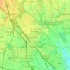 Mapa topográfico San Donato Milanese, altitude, relevo