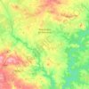 Mapa topográfico Reguengos de Monsaraz, altitude, relevo