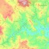 Mapa topográfico El Tuma - La Dalia (Municipio), altitude, relevo