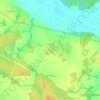 Mapa topográfico Кадушки, altitude, relevo