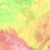 Mapa topográfico Ангара, altitude, relevo