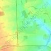 Mapa topográfico Riseholme CP, altitude, relevo