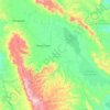 Mapa topográfico Nuevo Ideal, altitude, relevo