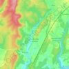 Mapa topográfico Sorans-lès-Breurey, altitude, relevo