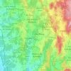 Mapa topográfico Rio Ul, altitude, relevo