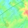 Mapa topográfico Gibecq, altitude, relevo