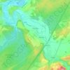 Mapa topográfico Fronville, altitude, relevo