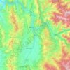 Mapa topográfico Mandi, altitude, relevo