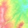 Mapa topográfico Plenas, altitude, relevo