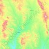 Mapa topográfico Arizpe, altitude, relevo