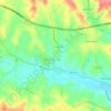 Mapa topográfico Ribeira de São João, altitude, relevo