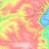 Mapa topográfico Волго-Донской канал, altitude, relevo