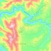 Mapa topográfico Semide, altitude, relevo