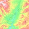 Mapa topográfico M'Semrir, altitude, relevo