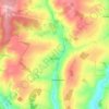 Mapa topográfico Надеждинское сельское поселение, altitude, relevo