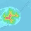 Mapa topográfico Taahuaia, altitude, relevo