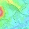 Mapa topográfico Brito, altitude, relevo