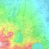 Mapa topográfico Masaya (Municipio), altitude, relevo