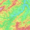 Mapa topográfico Attendorn, altitude, relevo