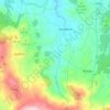 Mapa topográfico Gondomil, altitude, relevo