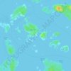 Mapa topográfico LaHave Islands, altitude, relevo