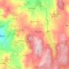 Mapa topográfico Santa Cruz, altitude, relevo