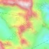 Mapa topográfico Vedretta dei Sfulmini, altitude, relevo