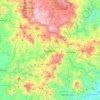 Mapa topográfico Matagalpa (Municipio), altitude, relevo