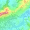 Mapa topográfico Beniarrés, altitude, relevo