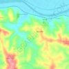 Mapa topográfico Verride, altitude, relevo