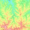 Mapa topográfico Enéas Marques, altitude, relevo