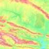Mapa topográfico Mestanza, altitude, relevo