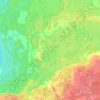 Mapa topográfico Кобона, altitude, relevo