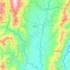 Mapa topográfico Viterbo, altitude, relevo