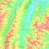 Mapa topográfico Simorre, altitude, relevo