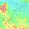 Mapa topográfico Djelida, altitude, relevo