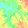 Mapa topográfico São Saturnino, altitude, relevo