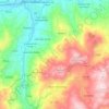 Mapa topográfico Rio Vade, altitude, relevo