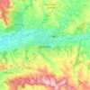 Mapa topográfico Graulhet, altitude, relevo