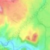 Mapa topográfico Cerzat, altitude, relevo