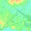 Mapa topográfico Twyford, altitude, relevo