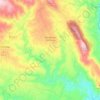 Mapa topográfico Montes da Senhora, altitude, relevo