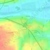 Mapa topográfico Washingborough, altitude, relevo