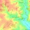 Mapa topográfico Great Glemham, altitude, relevo