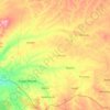 Mapa topográfico Maradi Region, altitude, relevo