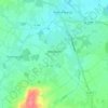 Mapa topográfico Mérignies, altitude, relevo